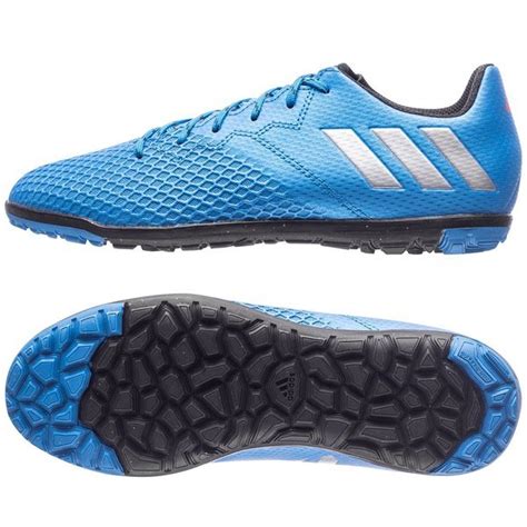 adidas messi 163 kids tf blau silber schwarz|adidas Messi 16.3 TF Mercury Blau/Silber/Schwarz Kinder.